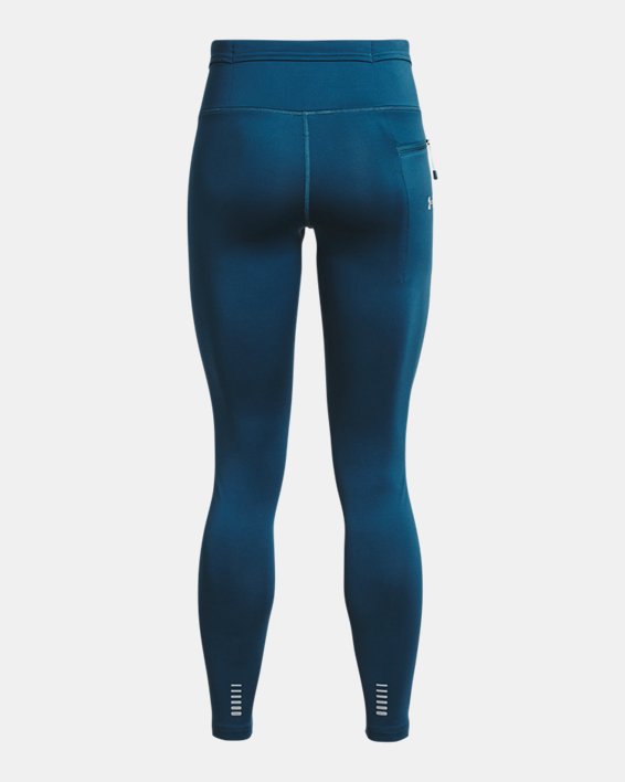Women's UA OutRun The Cold Tights, Blue, pdpMainDesktop image number 9